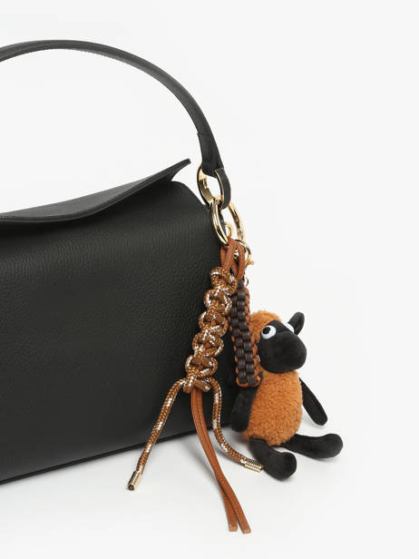 Bag Charm S Sheep Viamailbag Bruin short charm S ander zicht 1